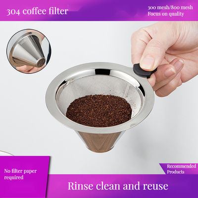 Classic Design Stainless Steel Coffee Drip Filter for Restaurant and Home Brewing