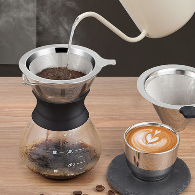 Classic Design Stainless Steel Coffee Drip Filter for Restaurant and Home Brewing