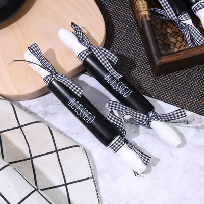Custom Size Exquisite Pastry Board High Value Mini Silk Screen Rolling Pin for Noodles
