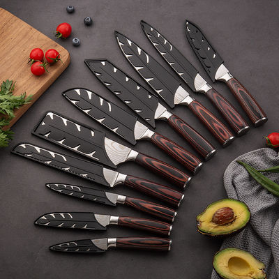 Function Durable Kitchen Tools 67 Layer Damascus Chef Knives with Rosewood Handle End