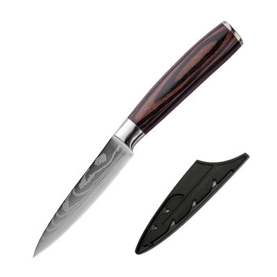 Function Durable Kitchen Tools 67 Layer Damascus Chef Knives with Rosewood Handle End