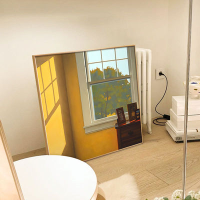 Decorative Nordic Art Deco Canvas Print 'Sunshine' Still Life Window Scene with Frame