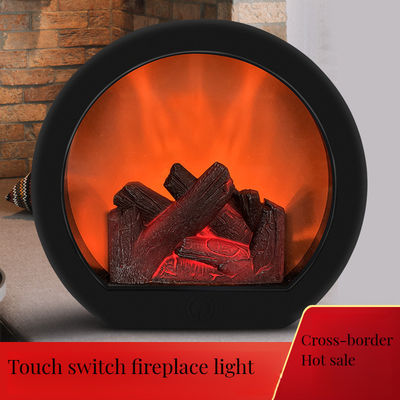 Indoor LED Wall Lamp with Custom Size Accepted and Touch Flame Fireplace Light Design