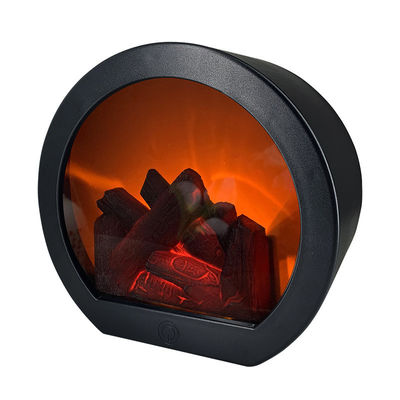Indoor LED Wall Lamp with Custom Size Accepted and Touch Flame Fireplace Light Design