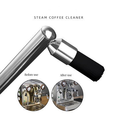 Stocked Espresso Machine Cleaning Brush with Anti-Scalding Handle Pressure Steam Brush