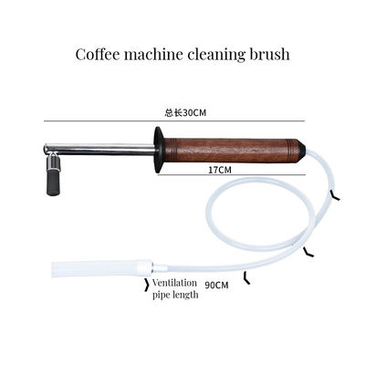 Stocked Espresso Machine Cleaning Brush with Anti-Scalding Handle Pressure Steam Brush