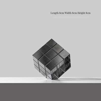Art Deco Rubik's Cube Glass Craft A Stylish Single-piece Package for Home Decorations