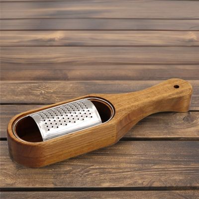 Wood Handle Cheese Grater Advanced Vegetable Slicer Chopper for Quick and Easy Food Prep