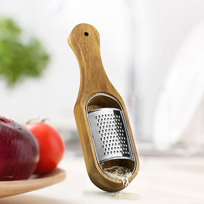 Wood Handle Cheese Grater Advanced Vegetable Slicer Chopper for Quick and Easy Food Prep