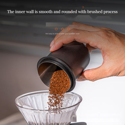 Coffee Storage Jar Modern Stainless Steel Plastic Microwaveable Espresso Machines Kitchen
