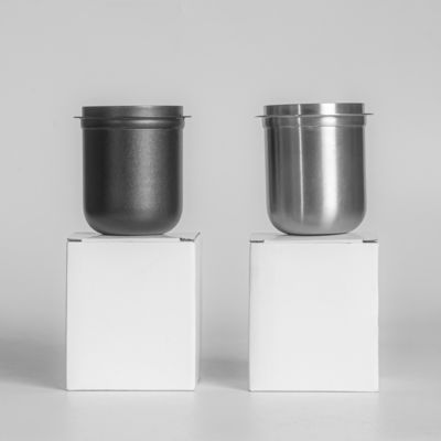 PP Plastic Carved Inverted Powder Cup for Universal Espresso Machines Modern Design