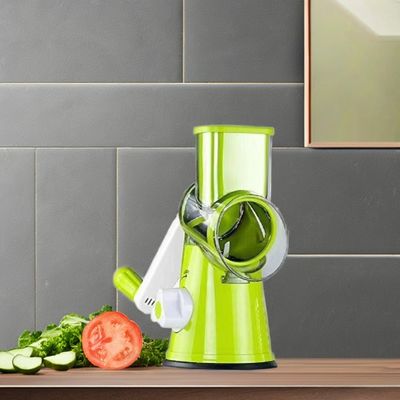 Three-in-One Drum Vegetable Cutter Hand Rotating Mutifunction Cutting Slicer for Cutting