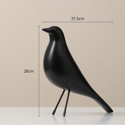 Multicolor Resin Bird Ornaments for Home Living Room Tables Custom Shape and Style