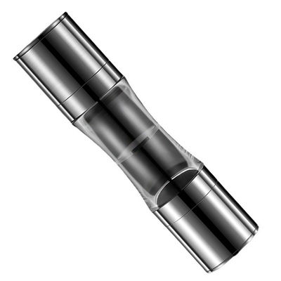 Adjustable Thickness Double Head Glass Bottle Salt Pepper Mill Grinder for Restaurant