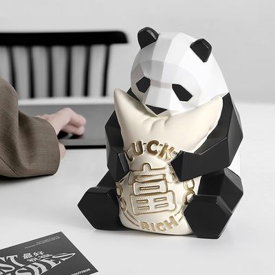 Promotion Gifts Static PVC Plastic Goat Sheep Models for Child Table Panda Decorations