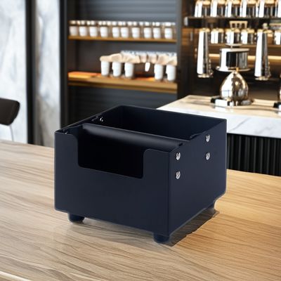 Removable Non-Slip Base Silicone Knock Box for Brewing Coffee in Commercial Settings