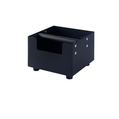 Cuboid Knock Box with Food Safe Silicone Anti-Slip Base Removable Bar Steel Stainless Espresso Tea Tools PC Stand