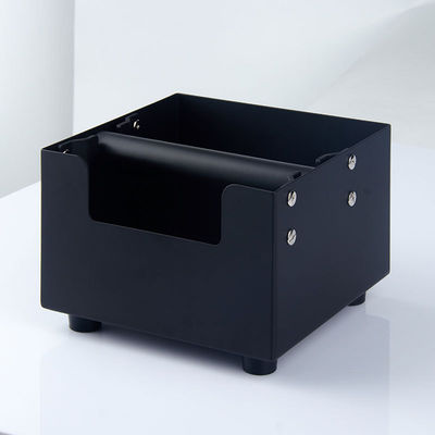 Shock Absorbent Silicone Cuboid Knock Box for Coffee Tea Tools Customized Size BAMBOO