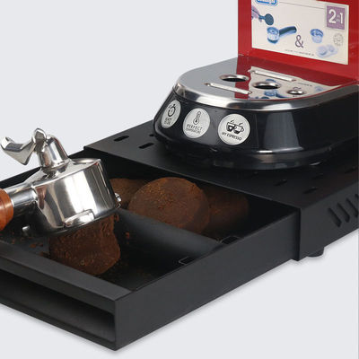 Coffee Tea Tools Thickened Drawer Type Stainless Steel Coffee Knock Container with Rod