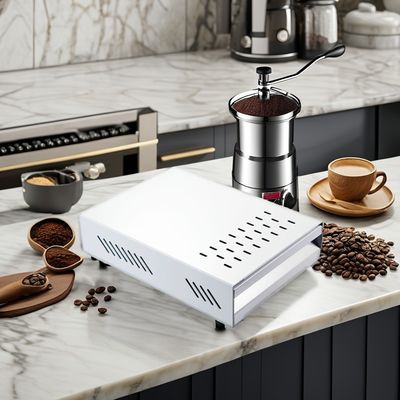 Classic Luxury Style Stainless Steel Knock Box Drawer for Coffee Tea