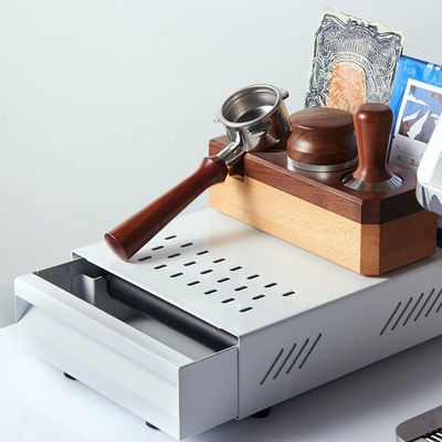 Stainless Steel Knock Box Drawer Type Grounds Container for Restaurant Home and Coffee