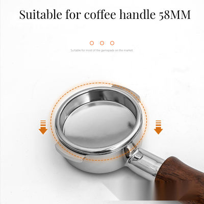 58mm Durable Classic Style Stainless Steel Blind Basket Single Pack Portafilter Cleaning Tool for Coffee Tea
