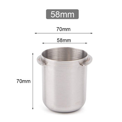 Coffee Dosing Ring 51/58mm Aluminum Alloy Sniffing Mug Powder Feeder Espresso Tools Cup