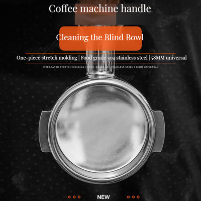Foam Milk Function Stainless Steel Coffee Portafilter Blind Basket for Espresso Machines