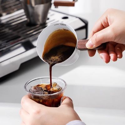 Melamine Plastic Type 120ml Espresso Shot Cups for Milk Frothing and Coffee Brewing