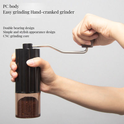 Direct Black Stainless Steel Burr Handheld Coffee Grinder Modern Design Home Utensils