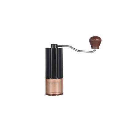 Travel Stainless Steel Burr Coffee Grinder with Ceramic Conical Burr Modern Design Style