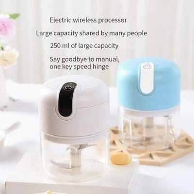 USB Charging Ginger Crusher Sturdy Durable Utensils Type Garlic Press for Cooking Lovers