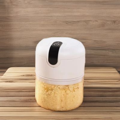 USB Charging Ginger Crusher Sturdy Durable Utensils Type Garlic Press for Cooking Lovers