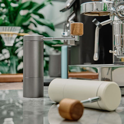 Modern Design Style Ceramic Burr Manual Coffee Bean Grinder with Adjustable Settings