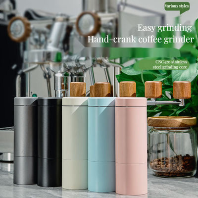 Modern Design Manual Coffee Grinder with Ceramic Burr and External Coarseness Control