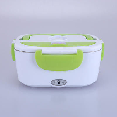 Convenient 238*170*108mm Portable Self-Heating Electric Lunchbox with 2 Lattice Quantity