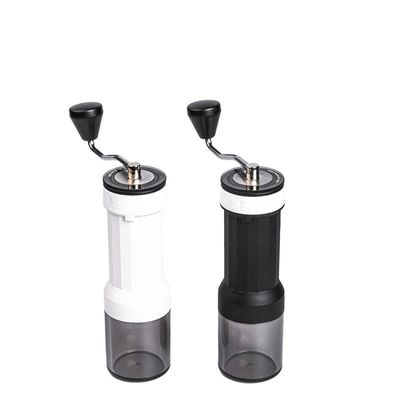 Business Ceramic Conical Burr Manual Hand Mill Coffee Grinder with Stainless Steel Metal