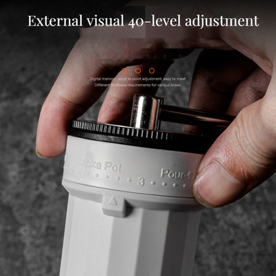 Modern Design Handheld Coffee Grinder with Customized Color and Portable Plastic Body