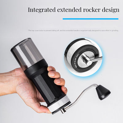 Modern Design Handheld Coffee Grinder with Customized Color and Portable Plastic Body