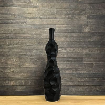 Modern White Gray Matte Finish Ceramic Vase Classical Style for Home Goods Decoration