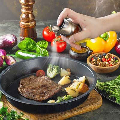 2024 Glass BBQ Barbecue Bottle Set Kitchen Tools with Olive Oil Sprayer Cleaning Brush Funnel