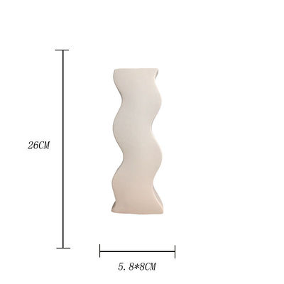 Starry Sky Themed Modern White Ceramic Vase for Tabletop Flower Arrangements Size Medium