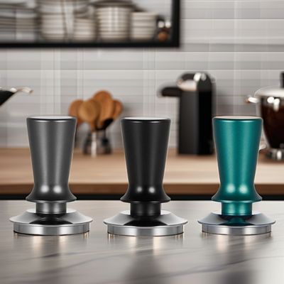 Calibrated Pressure and Spring Load Coffee Tamper Barista Tools for Perfect Espresso