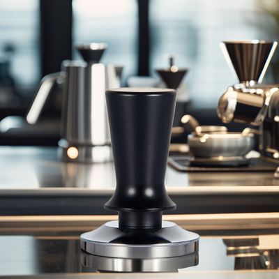Restaurant and Home 53mm Stainless Steel Espresso Tamper with Calibrated Pressure
