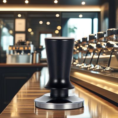 Baristas' Choice Custom Logo Aluminium Alloy Coffee Tamper with Spring Load Calibrated