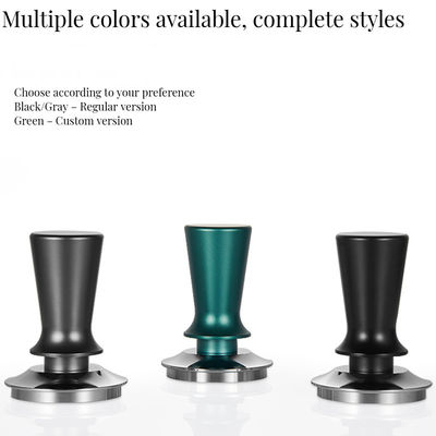 Custom Logo Aluminium Espresso Tamper with Steady Spring Load Calibrated 51mm 53mm 58mm Size