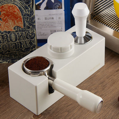 58mm Portafilter Holder for Espresso Enthusiasts and Modern ABS Coffee Tamper Stand