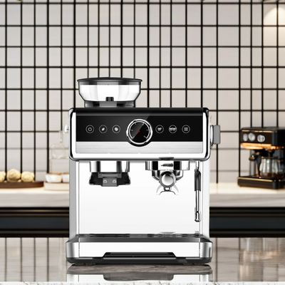 Semi-automatic Coffee Machine with All Accessories Italian Stainless Steel Automatic