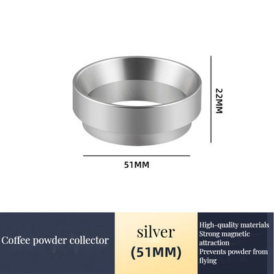 Stainless Steel Coffee Beans Tamper Eco-Friendly 51MM 58MM Magnetic Coffee Dosing Ring