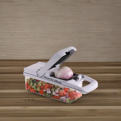 Multi-functional 22-in-1 Stainless Steel Fruit Vegetable Slicer Kitchen Chopper for Home
